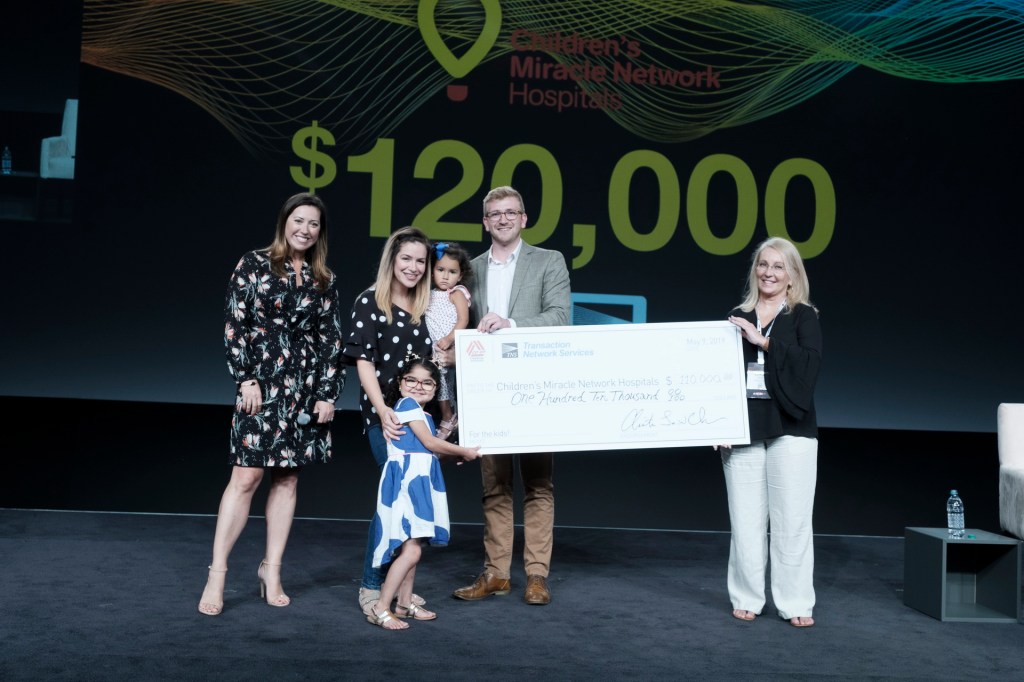 giant check presentation miami lowes business seminar