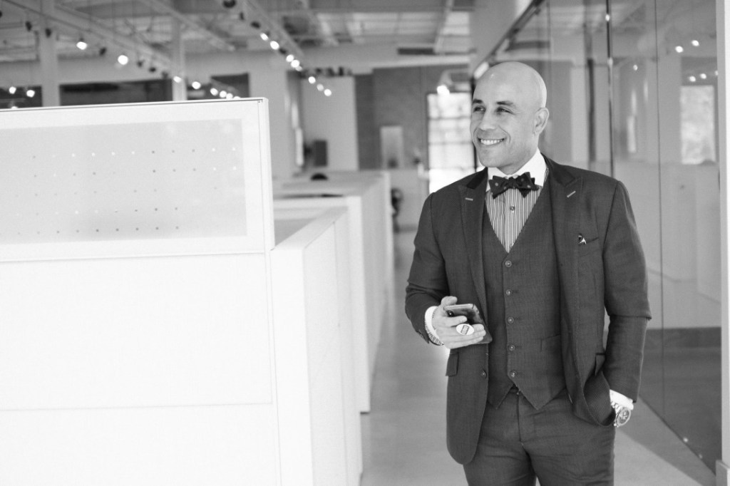 executive portrait in office