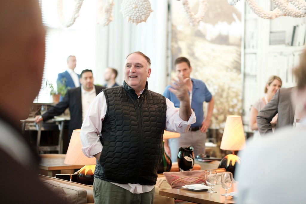 chef jose andres yacht cruise sponsors miami beach details lowes hotel corporate event business seminar