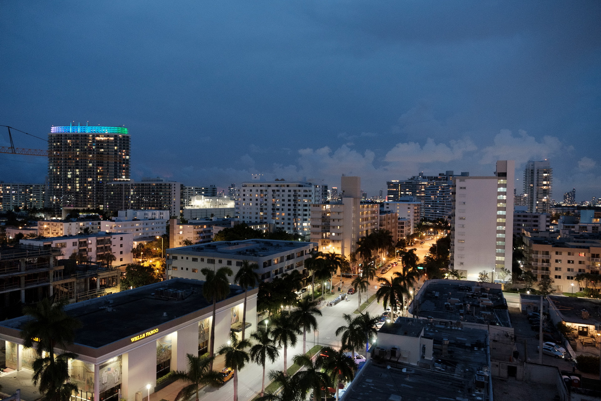 corporate mixer party miami view rooftop