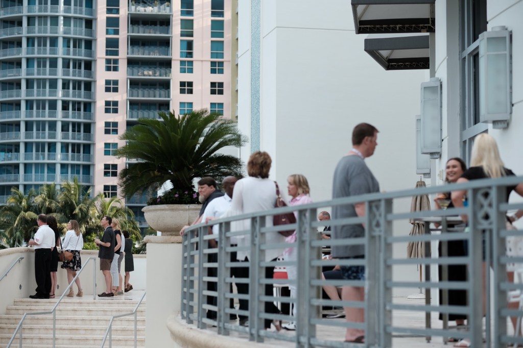 corporate mixer networking reception lowes hotel miami beach