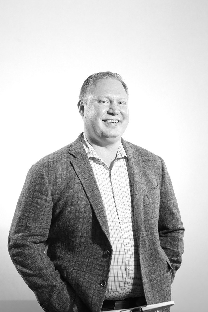 black and white headshots relaxed fun modern