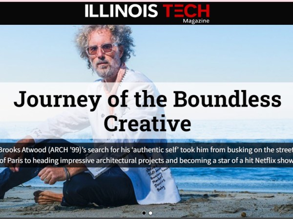 Cover and main for IIT Magazine Brooks&nbsp;Atwood